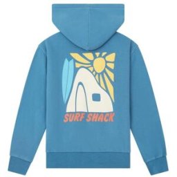 Hundred Pieces - Sweat zippé en coton Jayson bleu gris 2/3A