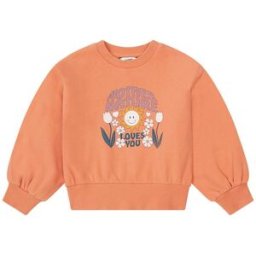 Hundred Pieces - Sweat col rond en coton Ronnie rose 16 A