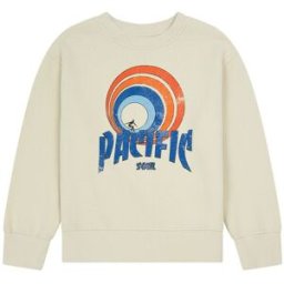 Hundred Pieces - Sweat col rond en coton Today beige 3 A