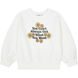 Hundred Pieces - Sweat col rond en coton Ronnie blanc cassé 4 A