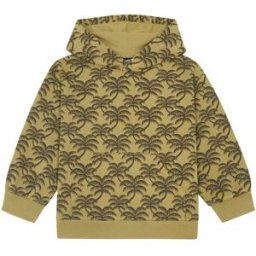 Hundred Pieces - Sweat capuche en coton Square vert kaki 16 A