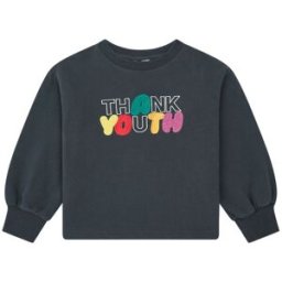 Hundred Pieces - Sweat col rond en coton Debby vert 12 A