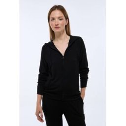 MONOPRIX Sweat zippé à capuche doux et léger M