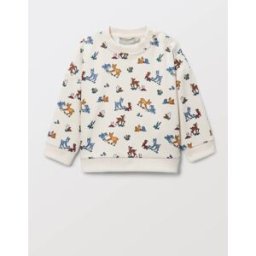 BOUT'CHOU Sweat imprimé contenant du coton 9 mois