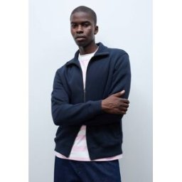 MONOPRIX Sweat zippé col camionneur M