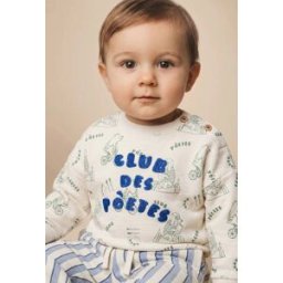 BOUT'CHOU Sweat imprimé en coton BIO GOTS 9 mois
