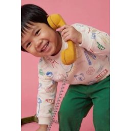 BOUT'CHOU Sweat imprimé en coton BIO GOTS 12 mois