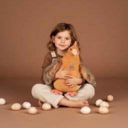 Histoire d'Ours Peluche géante Madame Poule (65 cm)