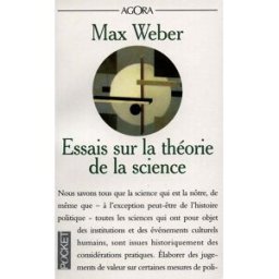 Essai sur la théorie de la science Max Weber Pocket