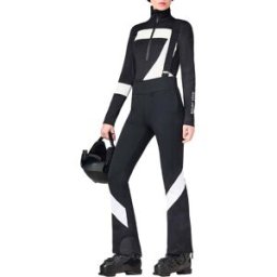 Goldbergh - Pantalon de ski stretch et respirant - Shima Ski Pants W Black/White - Taille 38 FR - Noir
