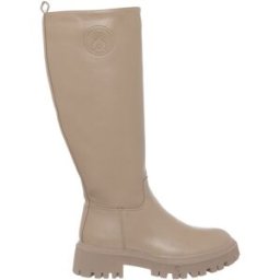 Patrizia Pepe - Bottes en Cuir Alice taupe - Talon 5 cm 36