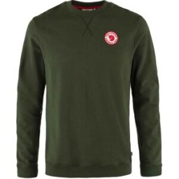 Fjall Raven - Sweat en coton organique - 1960 Logo Badge Sweater M Deep Forest en Coton - Taille S - Vert