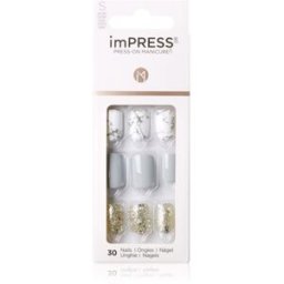 Kiss imPRESS Short Faux ongles auto-adhésifs Knock Out 30 pcs