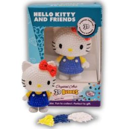 Figurine 3D Hello Kitty à diamanter Crystal Art
