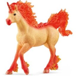 La Grande Récré Figurine Etalon Licorne De Feu Elementa