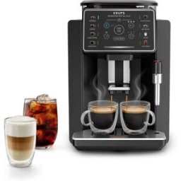 Expresso Broyeur À Grains Krups Sensation Hot & Cold Ea9138 15 Bars 1,8 L 200 G Noir Mat
