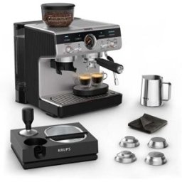 Expresso Broyeur Krups Precision+ Barista Xp804t10 30 Réglages Porte-filtre 58 Mm Noir
