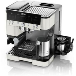 Expresso Broyeur À Grains Ninja Luxe Café Premier Plus Es655eu 25 Réglages Mouture 2 L Argent