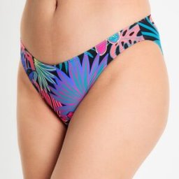 Lou - Bas de maillot de bain noir/multicolore 38