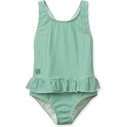 Liewood Maillot de Bain Amara Rayé Fibres Recyclées Vert 3 ans