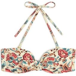 Louise Misha Haut de Maillot de Bain Polyamide Recyclé Walnut Ecru XS