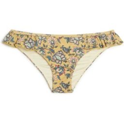 Louise Misha Bas de Maillot de Bain Polyamide Recyclé Yumi Jaune moutarde L