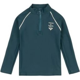 Konges Sløjd T-shirt de Bain Anti-UV Florence Fibres Recyclées Vert foncé 9/10 ans