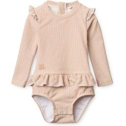 Liewood Maillot de Bain Sille Seersucker Abricot 18 mois