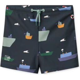 Liewood Short de Bain Otto Bateaux Fibres Recyclées Bleu marine 18 mois