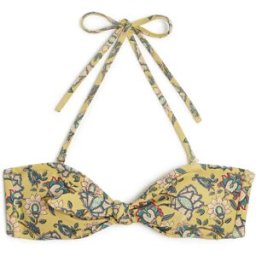 Louise Misha Haut de Maillot de Bain Polyamide Recyclé Walnut Jaune moutarde XL
