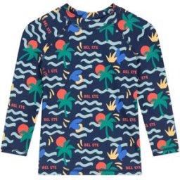 Petit Bateau T-shirt de Bain Anti-UV Bel Eté Bleu nuit 8 ans