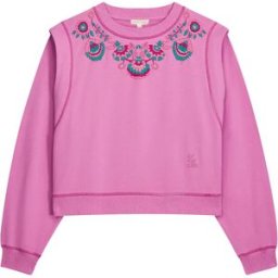 Louise Misha Sweat Ostrea Coton Rose fuschia S