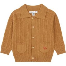 Emile et Ida Cardigan Torsades Miel 6 mois