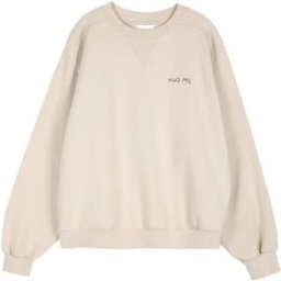 Bobo Choses Sweat Hug Me Coton Bio Beige XS