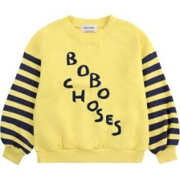 Bobo Choses Sweat Abeille Coton Bio Jaune 6/7 ans