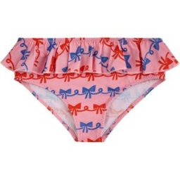 Bobo Choses Culotte de Bain Matière Recyclée Rubans Rose 9 mois