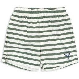 Konges Sløjd Short de Bain Asnou Rayé Fibres Recyclées Vert 12 mois