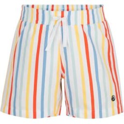 Petit Bateau Short de Bain Rayé Fibres Recyclées Jaune 5 ans