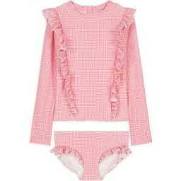 Louise Misha Maillot de Bain Yanika Fibres Recyclées Rose 6 mois