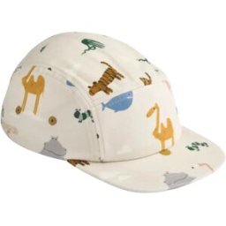 Liewood Casquettes Rory Animaux Coton Bio Ecru 49 cm