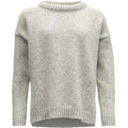 Pull DEVOLD Nansen Wool Sweater (GREY MELANGE) Femme XL