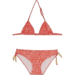 Emile et Ida Maillot de Bain 2 Pièces Fleurs Rouge 3 ans