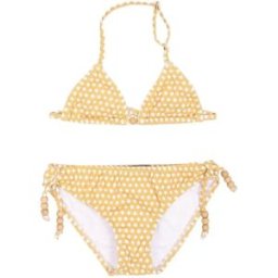 Emile et Ida Maillot de Bain 2 Pièces Carreaux Jaune 2 ans