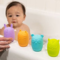 Infantino Arroseurs de bain nettoyables silicone