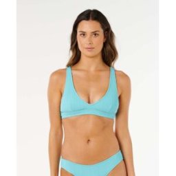 Rip Curl Haut de maillot de bain col V multi-fit Vibe Surf Bleu Mer L Female