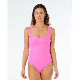 Rip Curl Maillot de Bain une Piece Bonnet D Premium Surf Super Rose M Female