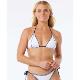 Rip Curl Haut de Maillot de bain triangle coulissant Stephanie Gilmore Blanc M Female