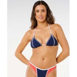 Rip Curl Haut de maillot de bain triangle coulissant Surf Tide Bleu marine foncé M Female