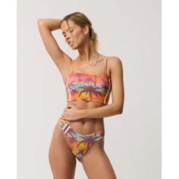Rip Curl Haut de maillot de bain bandeau Retro Revival Multi Fit Multi M Female
