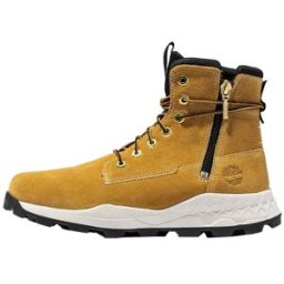 Timberland - Boots en Suède Brooklyn fermeture éclair latérale beiges TF.41/TUS.7,5